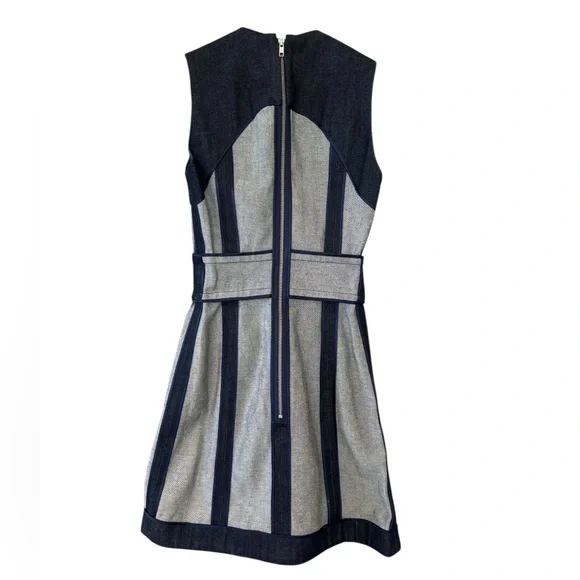 Victoria Beckham Blue Sleeveless Denim Dress - Picture 8 of 13